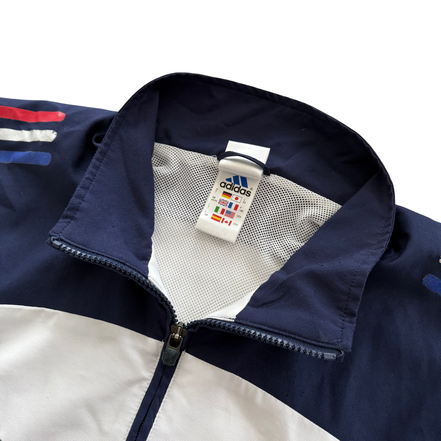 Frankreich Adidas Trainingsjacke (L)