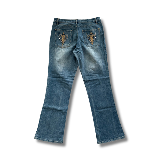 Vintage Bootcut Jeans (M)