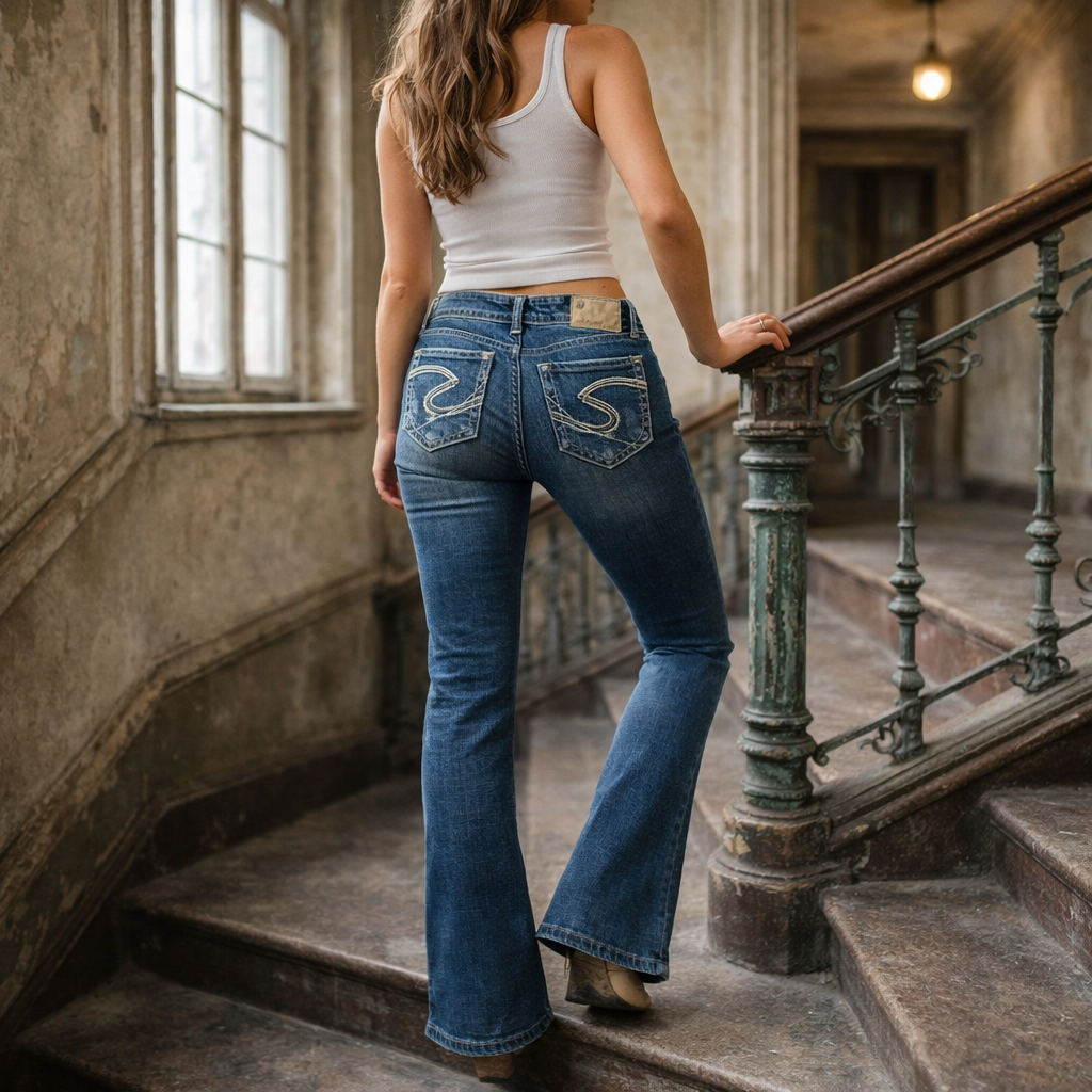 Vintage Bootcut Jeans (M)