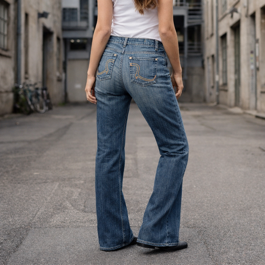 Vintage Bootcut Jeans (M)