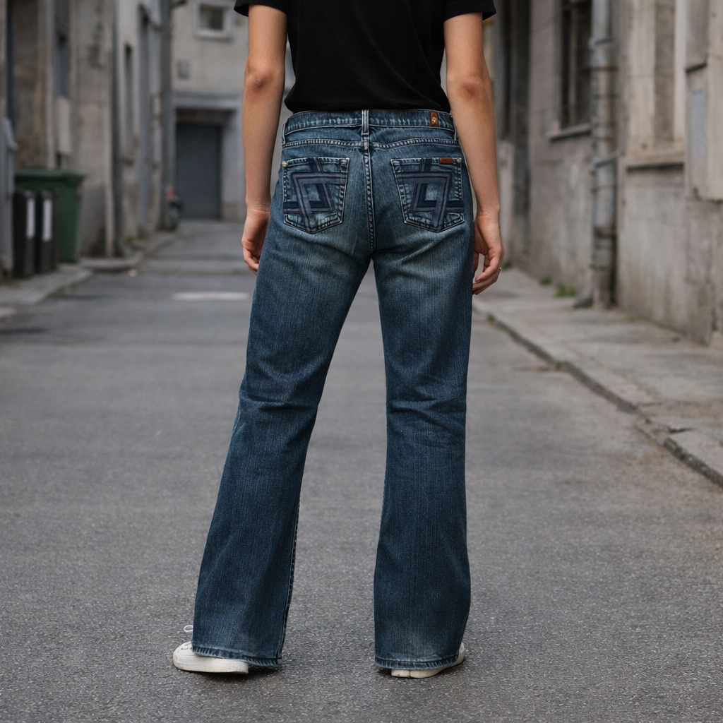 Vintage Bootcut Jeans (M)