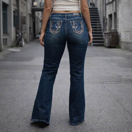 Vintage Bootcut Jeans (M)